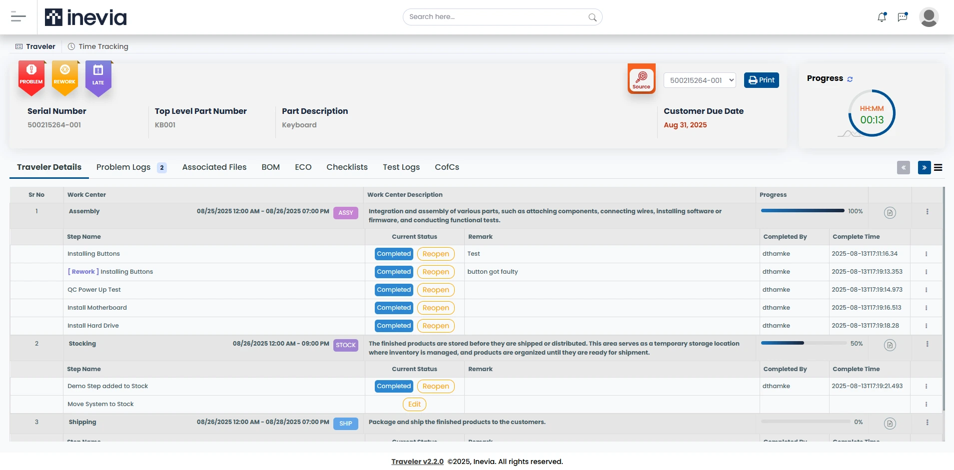 Increase Efficiency with Traveler mes