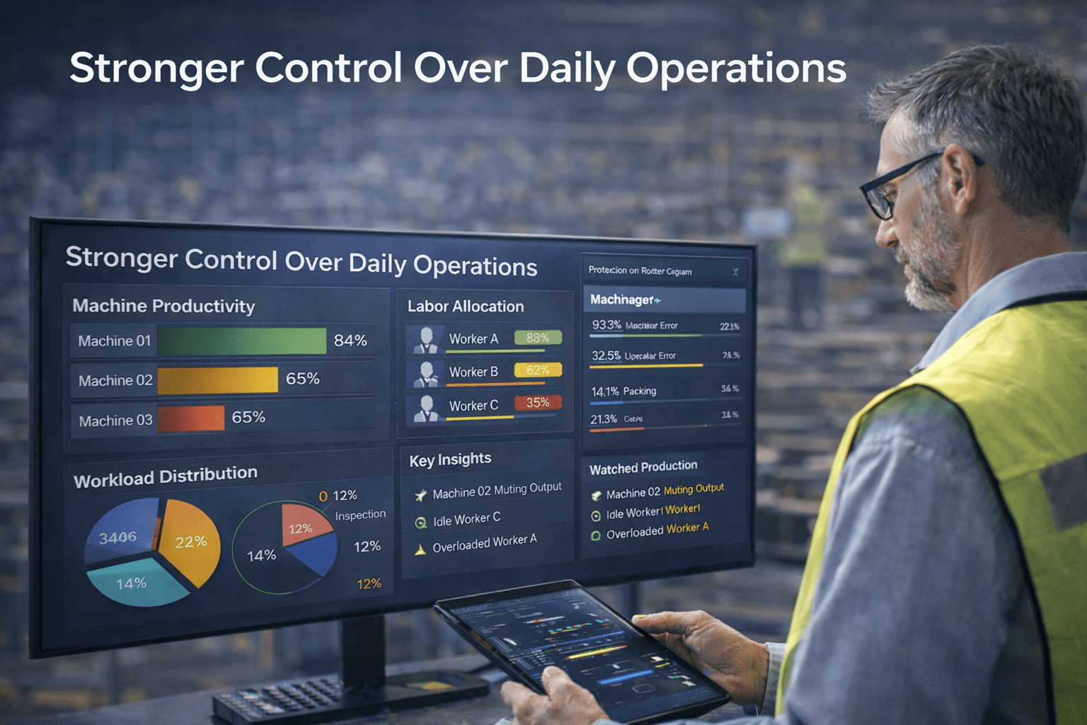 Stronger control over daily operations